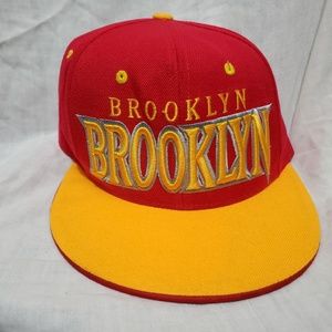 Embossed 'Brooklyn' baseball cap